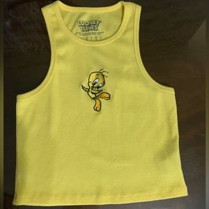 Looney Tunes, tweety bird, size small, tank top